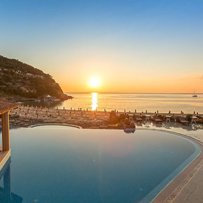 Piscina Hermitage tramonto light